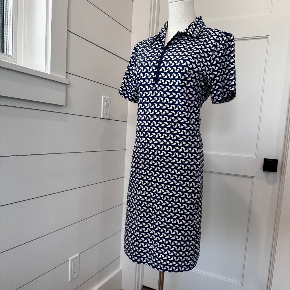 J.McLaughlin $228 Ritchie Geo Stripe Size:L - Picture 4 of 6